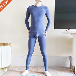 Thermal Underwear Men Winter Long Johns Jeans Pants Set Unde