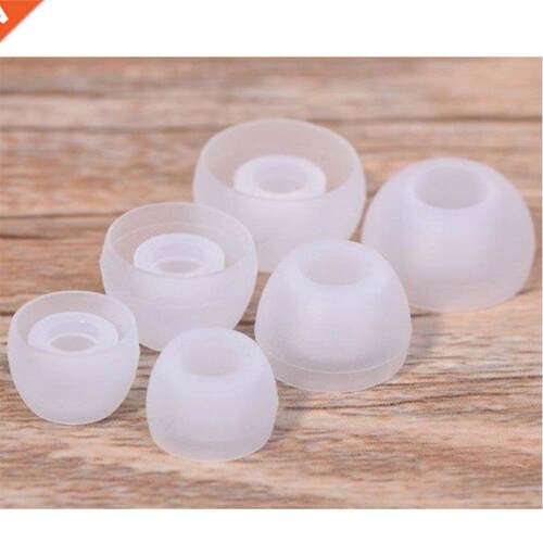 12 Pairs(S/M/L) Soft Clear Silicone Replacement Eartips Earb