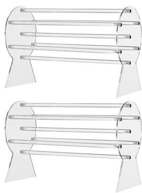 Acrylic Headband Holder, 2 Packs Clear Headband Holder Organ
