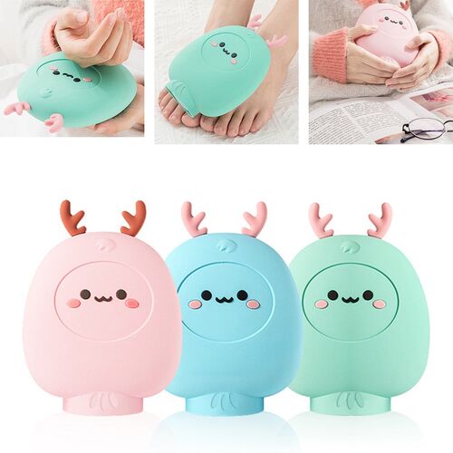 Cartoon Cute Deer Warm Handwarmer Portable Fawn Power Double