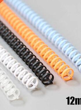 12mm Notebook Plastic Binding Spiral Strip 30 Hole Circle Ri