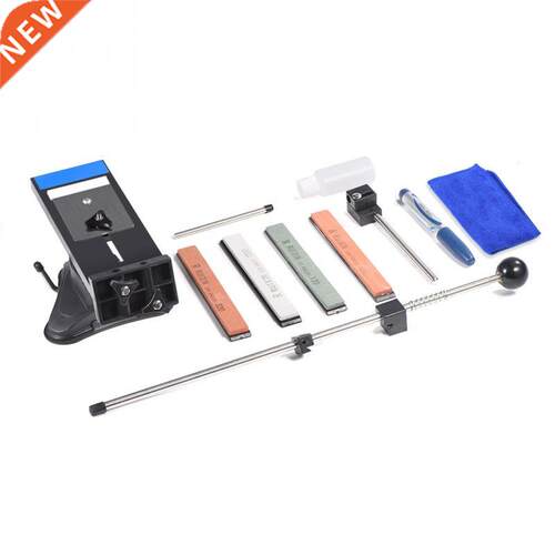 Fix-Angle Knife Sharpening System with 4 Whetstones Kitchen