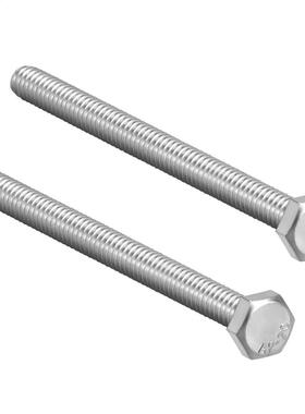 2Pcs M8 Thread 130/150mm Bolts 304 Stainless Steel Hex Head