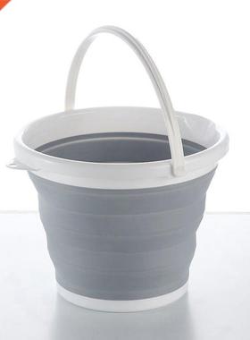 Outdoor Foldng Collapsble Slcone Bucket Campng Fshng