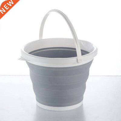 Outdoor Foldng Collapsble Slcone Bucket Campng Fshng