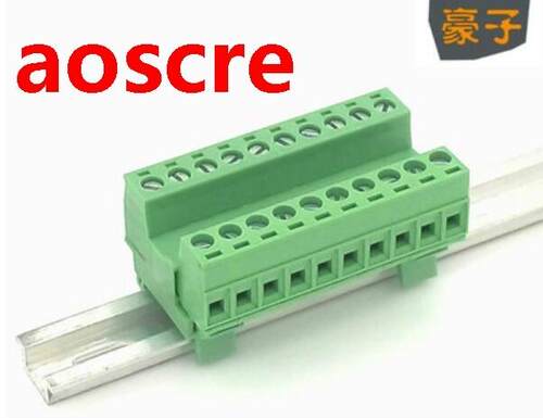 1pcs Terminal screw PCB plug type spacing 5.08mm UL certific