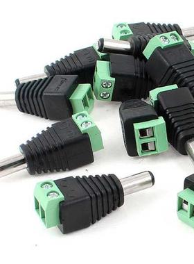 20pcs 5.5 x 2.1mm 2 Terminals DC Power Cable Male Connector