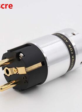 Hi End VE507G Audio Hi-End 24k Gold Plated Schuko Power plug