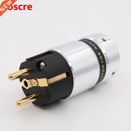 Hi End VE507G Audio Hi-End 24k Gold Plated Schuko Power plug