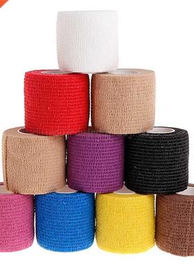 10pcs 5cm Dsposable Tattoo Self-adhesve Elastc Grp Banda