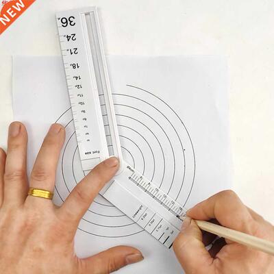Outil de mesure de règle droite multifonction 0-180 &