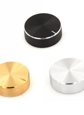 Black Silver Gold Aluminum + Plastic Knob Potentiometer Kno