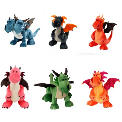 35CM Dinosaur Plush Toys Double-headed Animals Stuffed Dolls