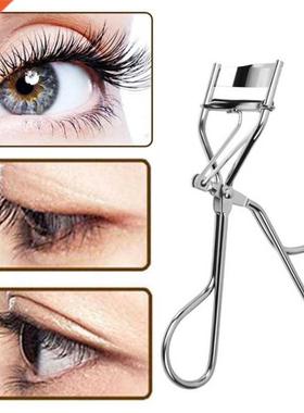 1pc Black/Silver White Curl Eyelash Curler Stainless Steel E