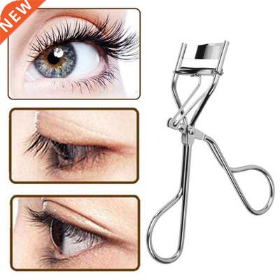 1pc Black/Silver White Curl Eyelash Curler Stainless Steel E