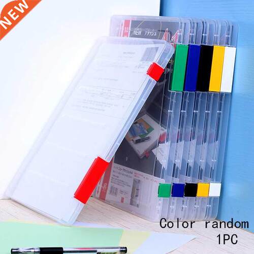 Storage Box A4 Clear File Cases Tranparent Plastic Document