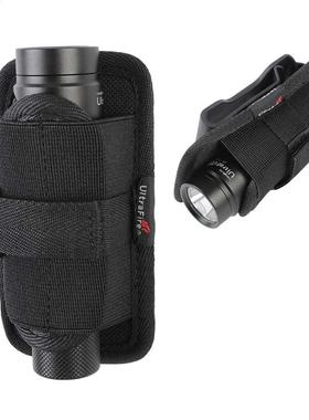 Tactical Flashlight Pouch Torch Hder with 360 Degree Rotat