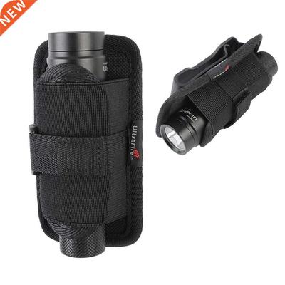 Tactical Flashlight Pouch Torch Hder with 360 Degree Rotat