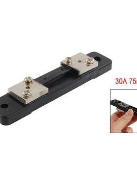 Black Plactic DC Current Analogue Amp Panel Meter Shunt Resi