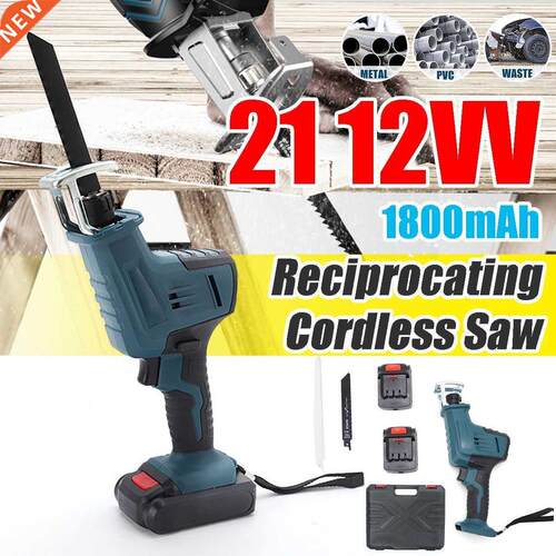 21V Lithium Battery Cordless Reciprocating Saw Kit Outdoor