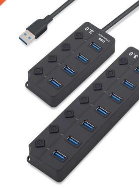 High Speed USB 3.0 HUB 4 / 7 Port USB3.0 Hub Splitter on/Off