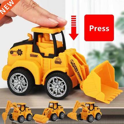1PC Pull Back Car Toys Retro Classic Vehicle Engineering Mod