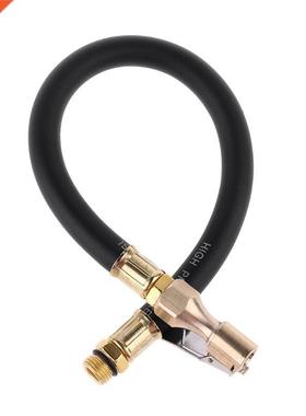 Car Tire Inflator Hose 1/4" Fast Self-locking Chuck