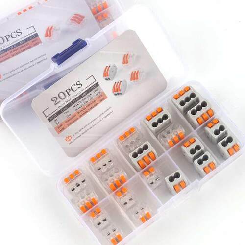 20PCS MIix Boxed Mini Universal Compact Fast Wire Connector