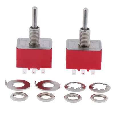 2pcs Small 9Pins PDT On On/on Off On 2/ Positions Mini Tog