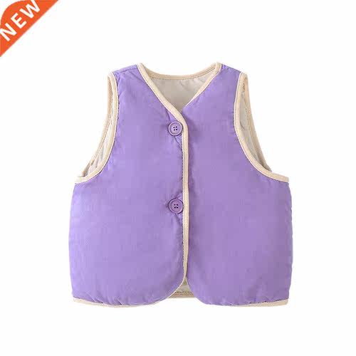 Spring Autumn Warm Vest Baby Cotton Vest Children Cotton