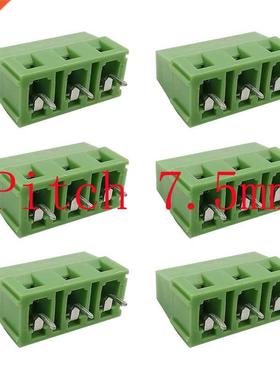 5/10/20Pcs Green KF128-7.5-3P 10A/300V 3 Pin Pitch 7.5mm Str