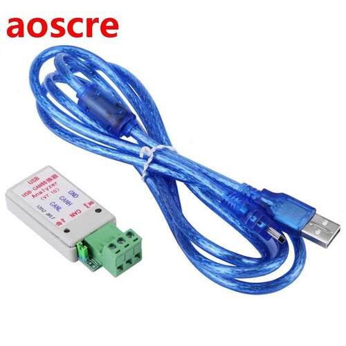 Durable USB to CAN Bus Converter Adapter With USB Cable Supp