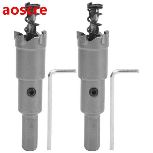 Coated HSS Drill Saw Carpenter 2 Set Carbide Hole Cutter Saw