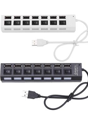 7 Port High Speed HUB USB 2.0 HUB Hub Power On/Off Switch Fo