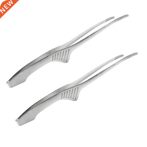 BBQ Food Barbecue Clip Stainless Steel Grill Cooking Tong Fo
