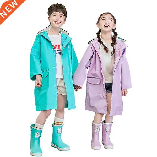 Kids Very Thick Rain Coat Outdoor Waterproof Raincoat Child