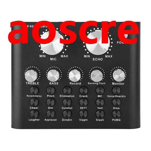V8 Live Sound Card with Effects and Voice Changer, Bluetooth