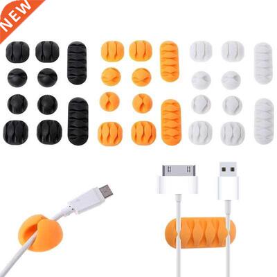 10pcs/set USB Cable Organzer Wre Wnder Desktop Management