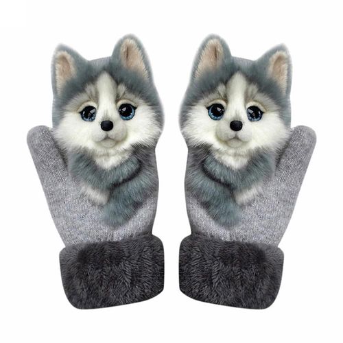 Animal Cat Dog Panda Racoon Design Kid Winter Warm Long