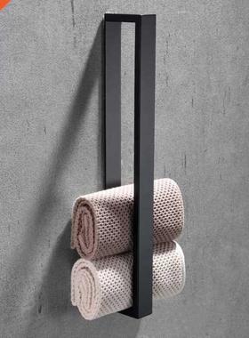 Bathroom Stainless Steel Towel Rack Holder Self-Aesive Wal