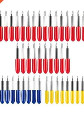 30/45/60 Degree Vinyl Cutter Bles, 50Pcs Tungsten Steel Le