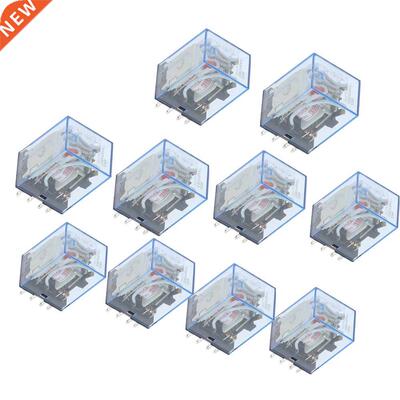 10pcs/Lot Power Relay MY2NJ Coil Miniature Relay DPDT 2NO 2N