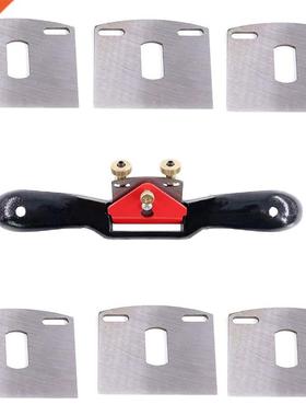 Adjustable SpokeShave with Flat Base and Metal Blade Wood Wo