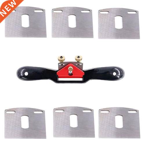 Adjustable SpokeShave with Flat Base and Metal Blade Wood Wo