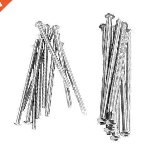 20 Pcs Stainless Steel Button Head Screw, Hex Socket Bolts T