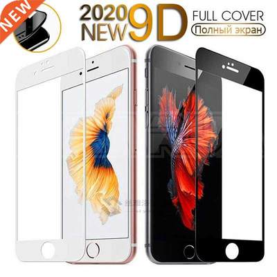 9D Curved Edge Tempered Glass on the iPhone 7 8 6 6S Plus S