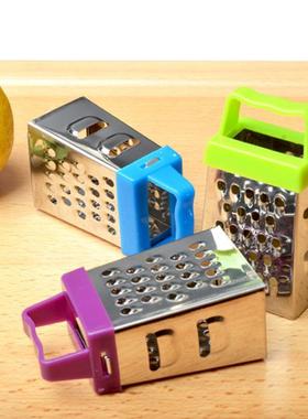 1Pc Mini Four-Sided Grater Stainless Steel Planer Multifunct