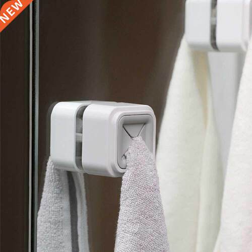 Transparent White Punch-Free Towel Rack Kitchen Supplies Rag