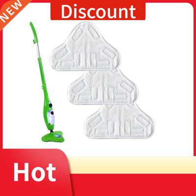 1/2/3PCS Microfiber Mop Head Triangle Flat Pad Cleaning Clot