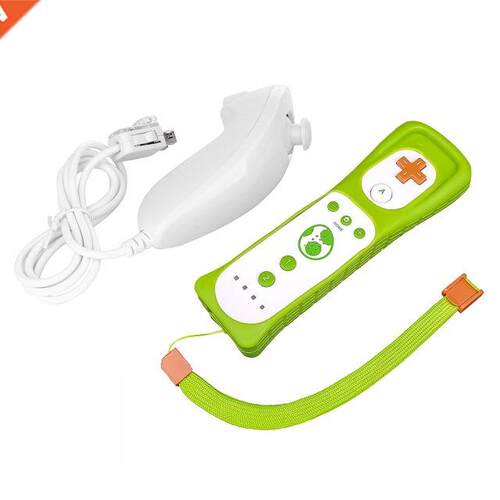 2 In 1 Built-in Motion Plus Wireless Remote Gamepad Controll
